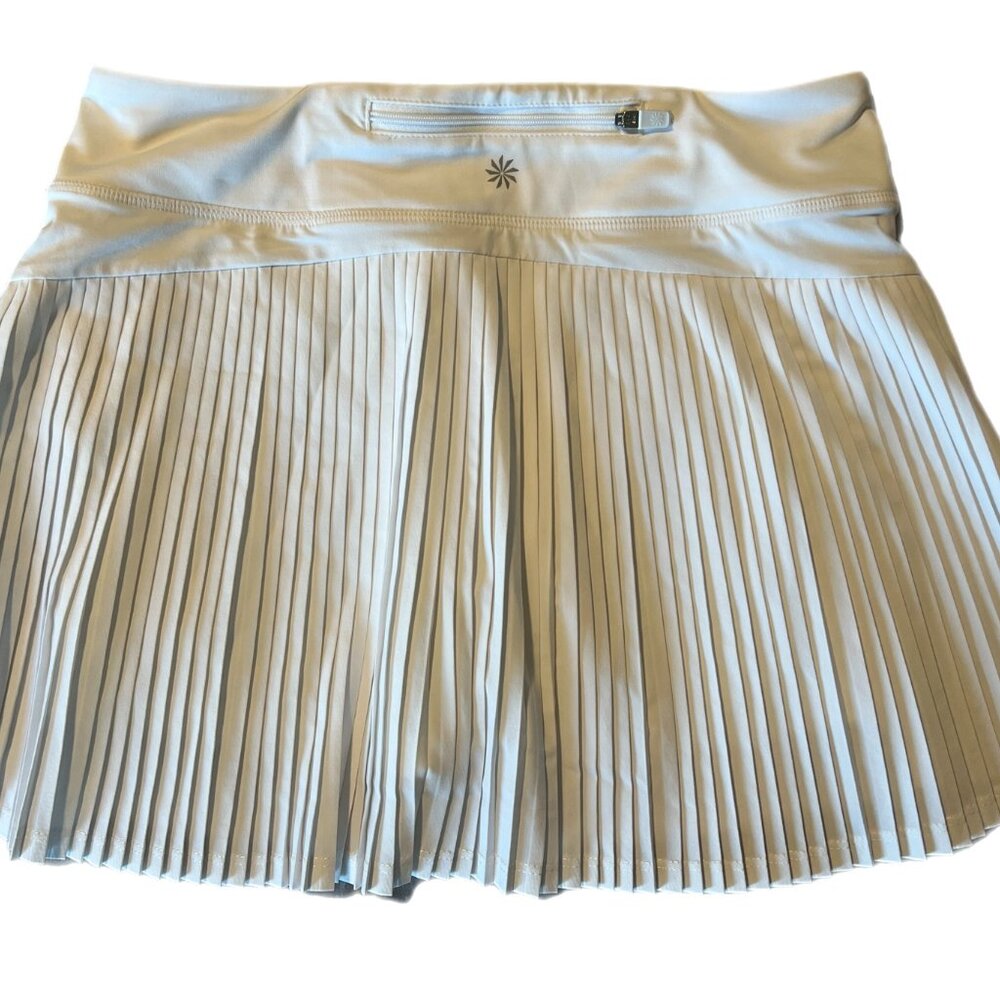 Athleta Girl Skirt/Skort with Pleated Back. XXL-16. White